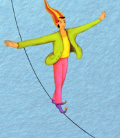 ¿Un equilibrista en el Centro Cultural Huerta Alegre?
